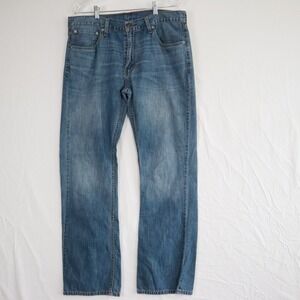 Levi's 527 Jeans Mens 36x34 Slim Bootcut 5-Pocket Cotton Denim Blue